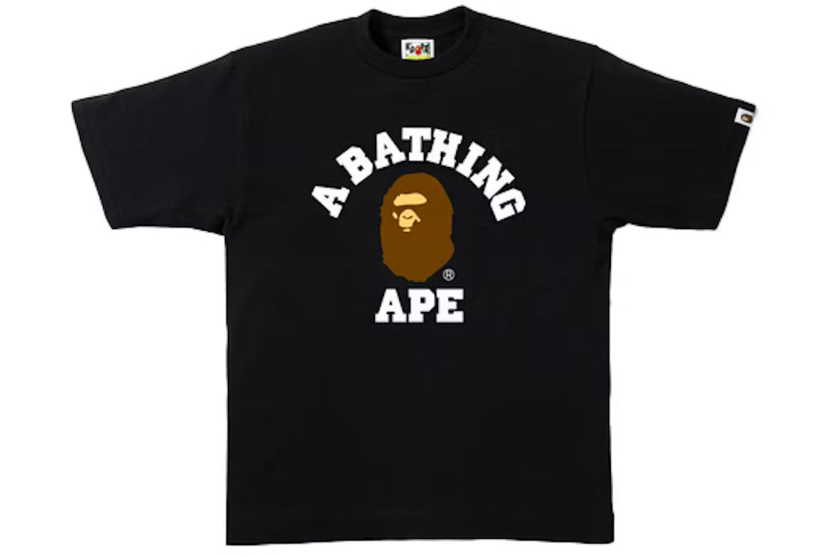 Black Bape College Tee